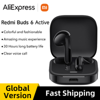 Global Version Redmi Buds 6 Active earphone 30 hours battery life Large 14.2mm dynamic driver Dual-mic noise reduction headset