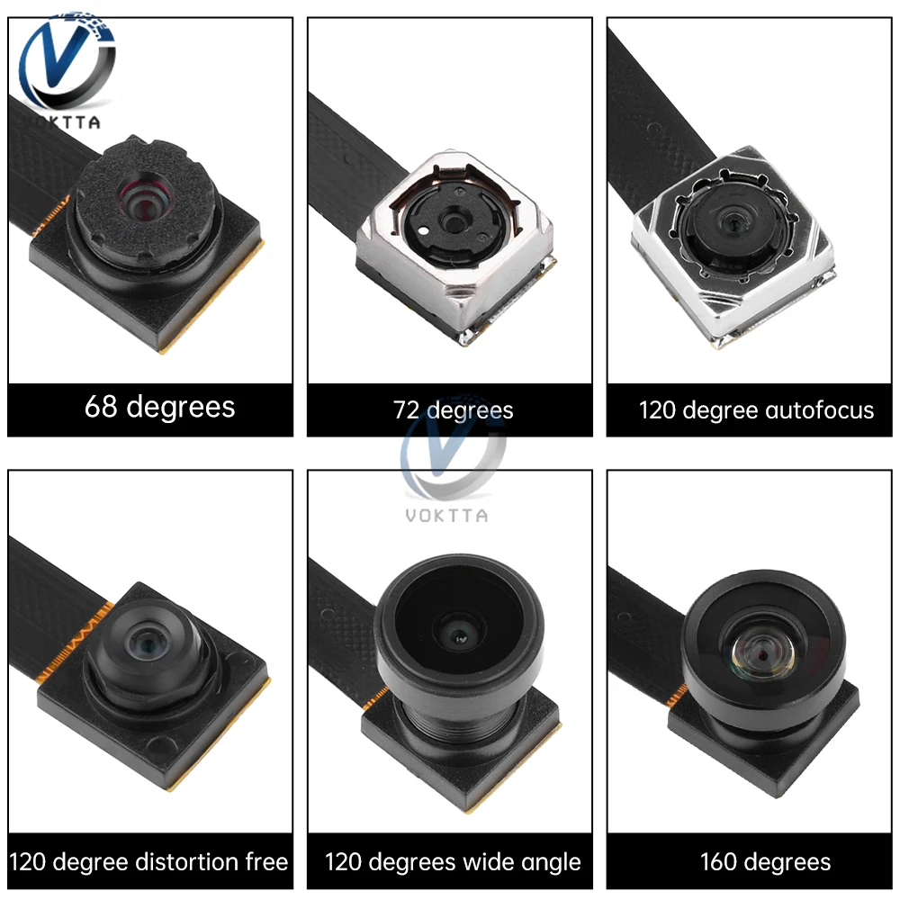 Modulo fotocamera OV5640 da 78MM 68 72 120 160 gradi messa a fuoco automatica AF ad alta definizione 5 Megapixel 24pin interfaccia DVP MIP I