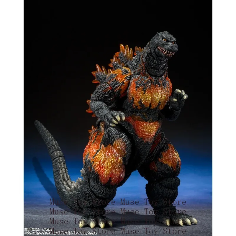 Bandai Godzilla S.H.MonsterArts SHM brûlant Godzilla 1995 70th anniversaire spécial Ver Anime figurines jouets PVC en Stock