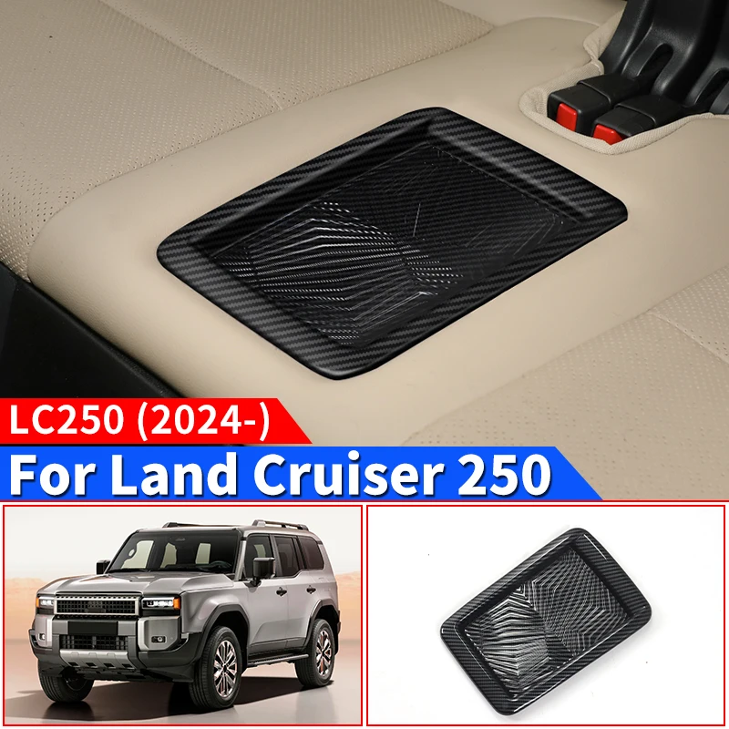 

For Toyota Land Cruiser 250 2024 1958 Prado LC250 Third Row Seats Storage box Decoration Sticker,Interior Upgraded Accessories