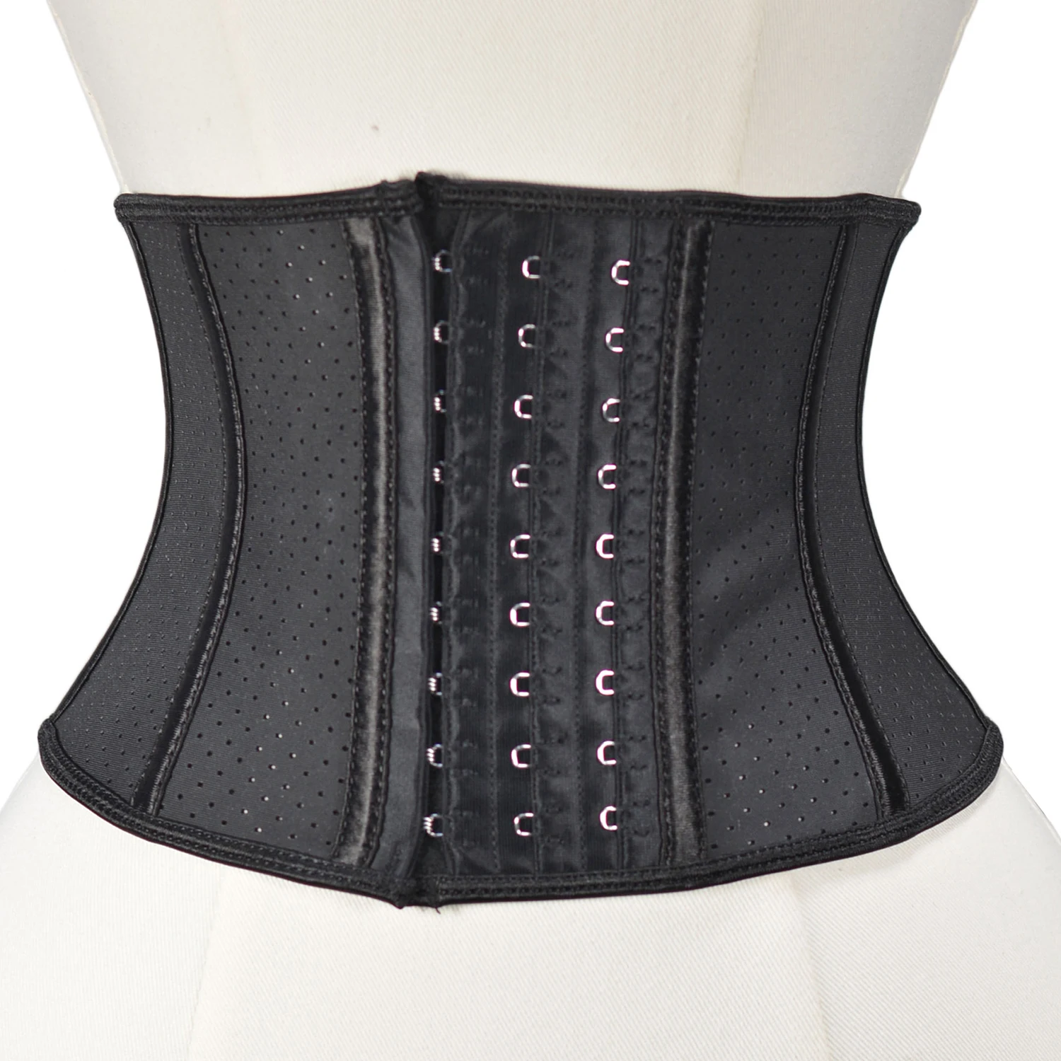 Waist Trainer Short Torso Corsets 7 Inches Torso 9 Steel Bones Latex Underbust Waist Cinchers Loss Weight Body Shaper for Women