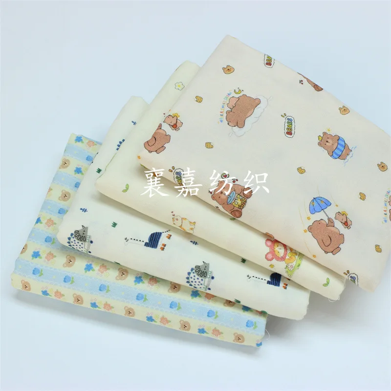 

Combed Cotton, Double Gauze, Cartoon Digital Printing, Baby Clothing, Pajamas, Bedding Fabrics