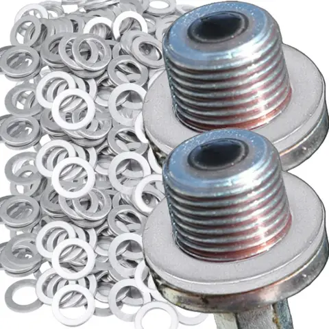 대부분의 기아 현대 용 14MM 자동차 엔진 오일 드레인 플러그 가스켓 2151323001 21513 23001 21513-23001 마모 부품 자동차 액세서리