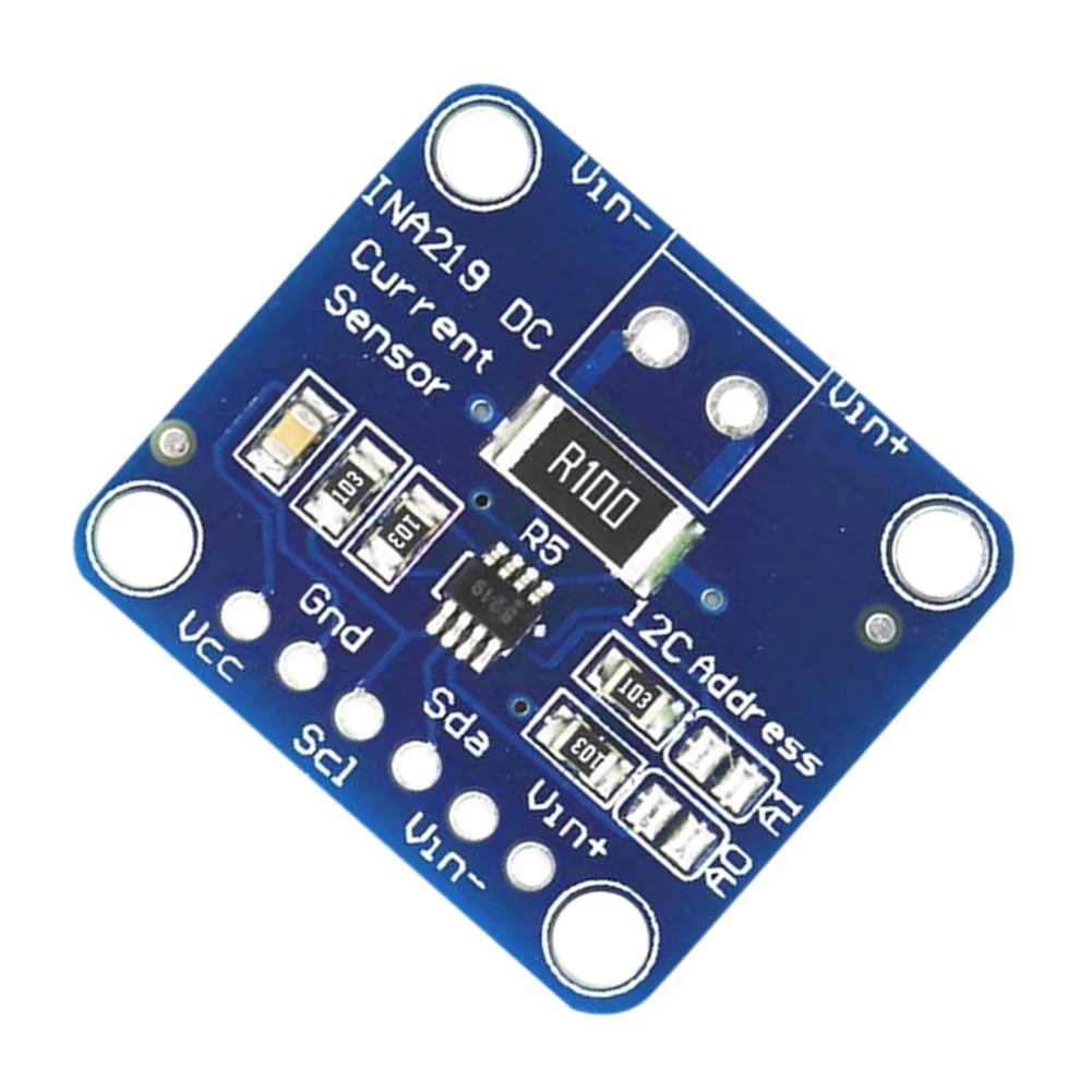 1-5PCS MCU-219 INA219 I2C Zero Drift Bi-directional Current Power Monitoring Sensor Module Sensor Breakout Monitoring Modules