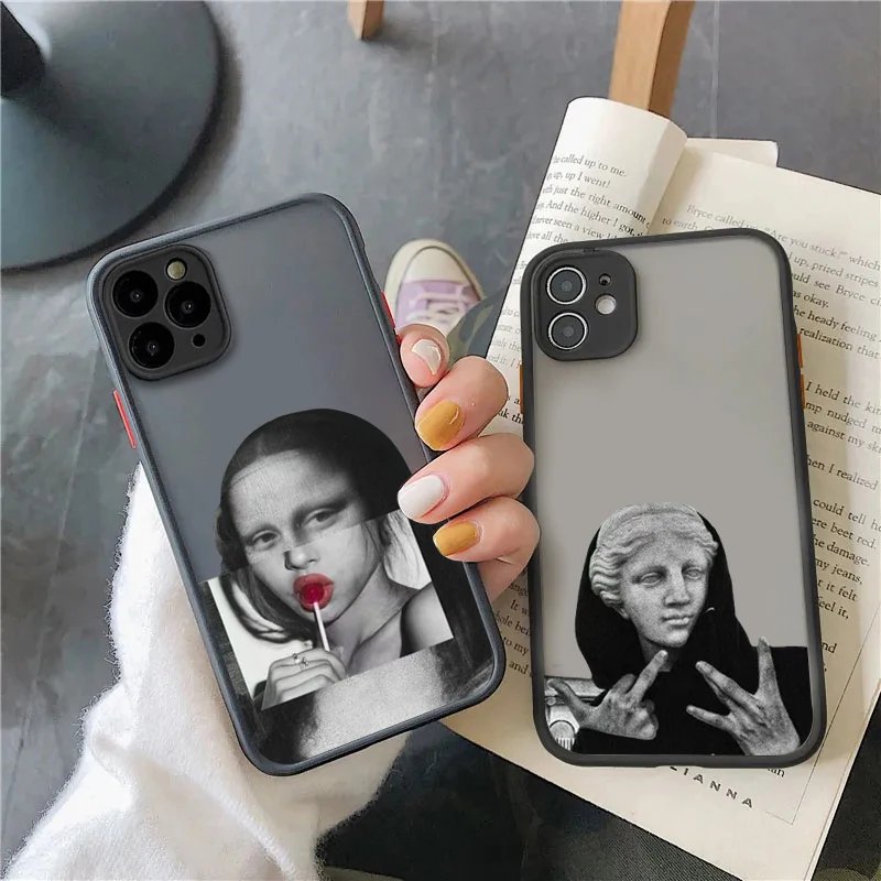 Art Aesthetic Mona Lisa Case For Xiaomi Redmi Note 12 10 11 13 Pro Plus 5G 12S 11S 10S Note12 Pro 13C 4G 5G Global Case