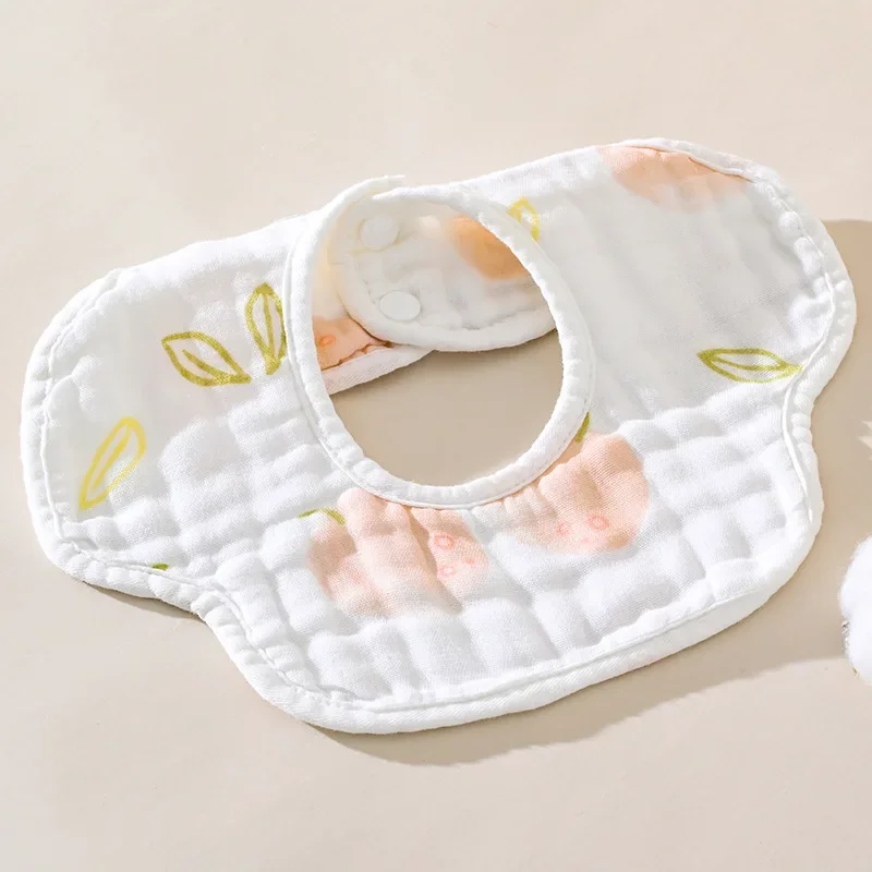 Burp Everths-Bavoir en coton doux pour bébé, serviette de salive pour nouveau-né, serviette en gaze de coton pour enfant, lavage du visage, lingette à main, trucs d'alimentation, 8 couches