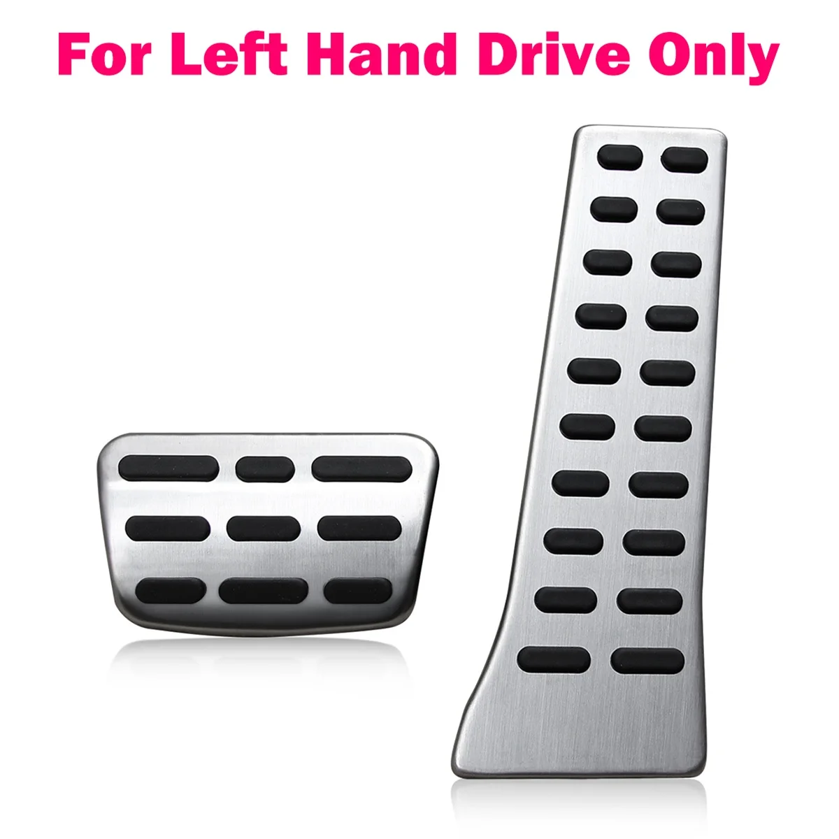 Lhd aço freio acelerador de gás pedal almofada placa capa para hyundai sonata tucson santa fe kia sportage sorento stinger optima k5