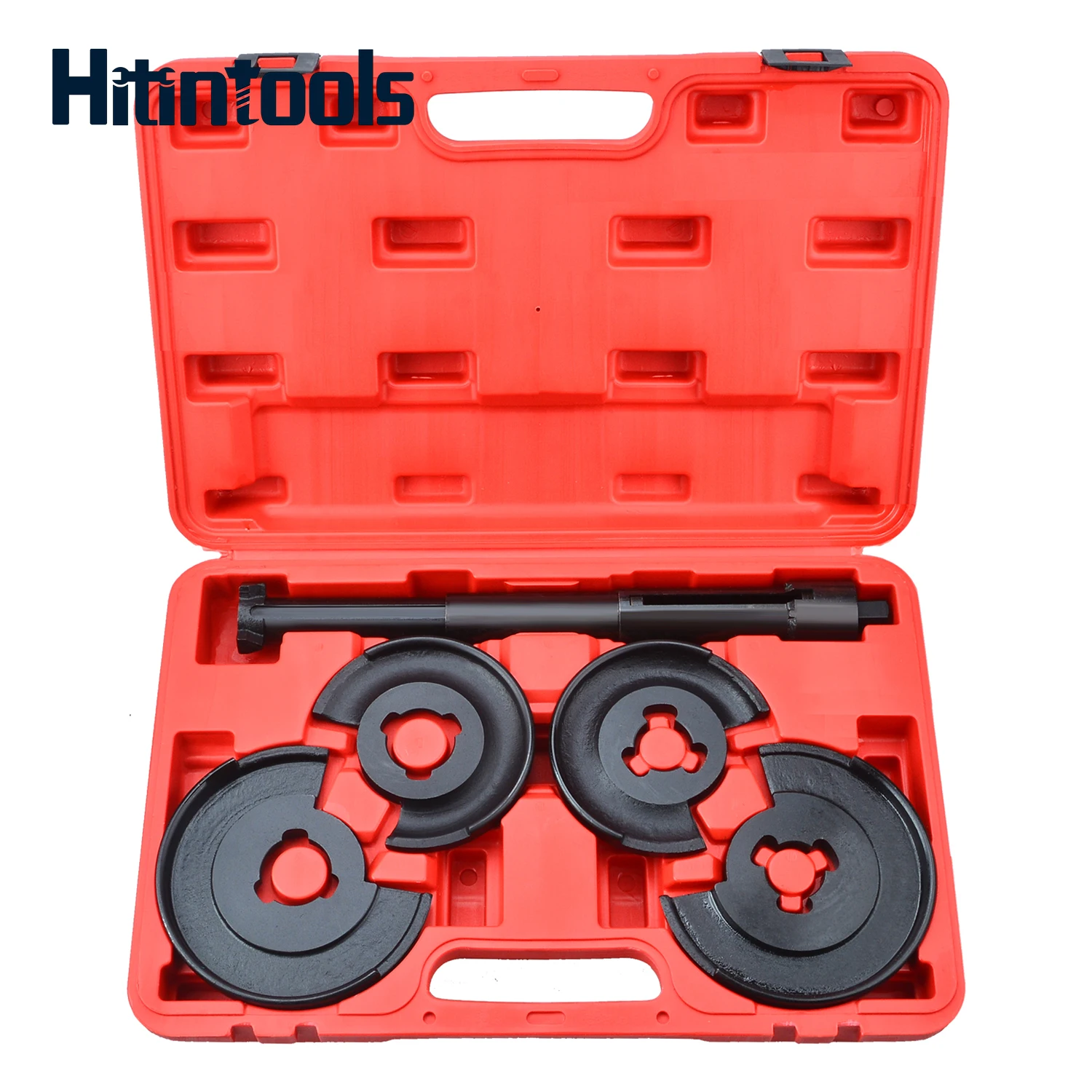 

For Mercedes Benz 5pc Coil Spring Compressor Telescopic Repair Tool Kit Strut Tool W123 W124 W202