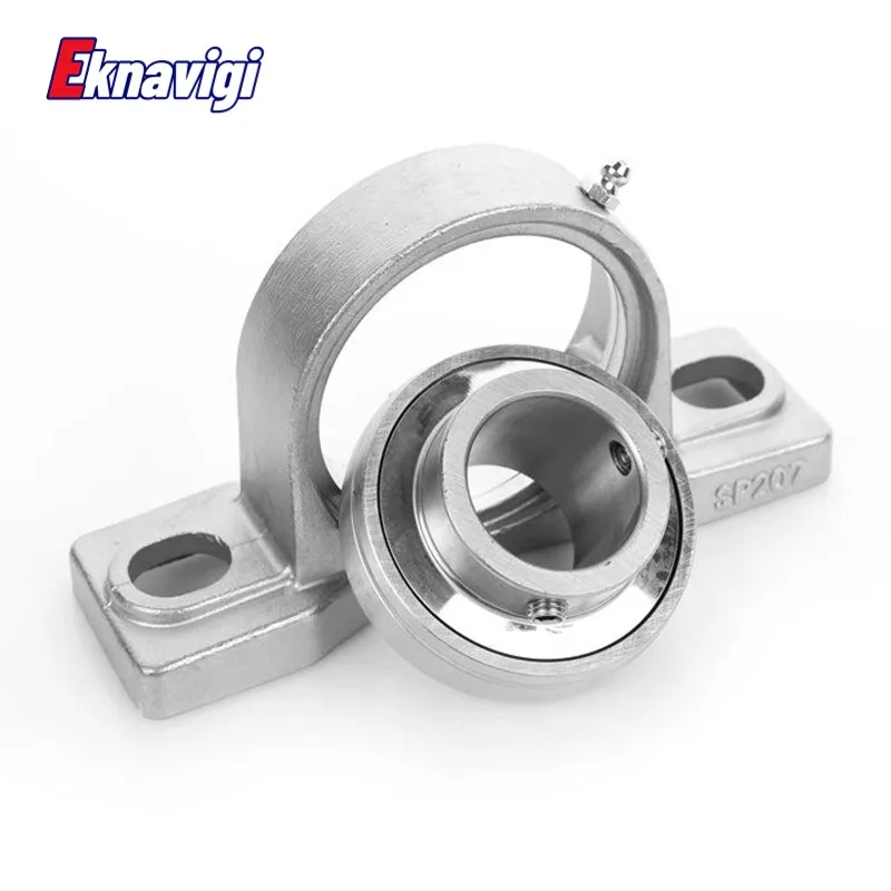 Imagem -06 - Exterior Esférico Bearing Belt Base Sucp201 Ucp202 Ucp203 204 205 1pc Aço Inoxidável