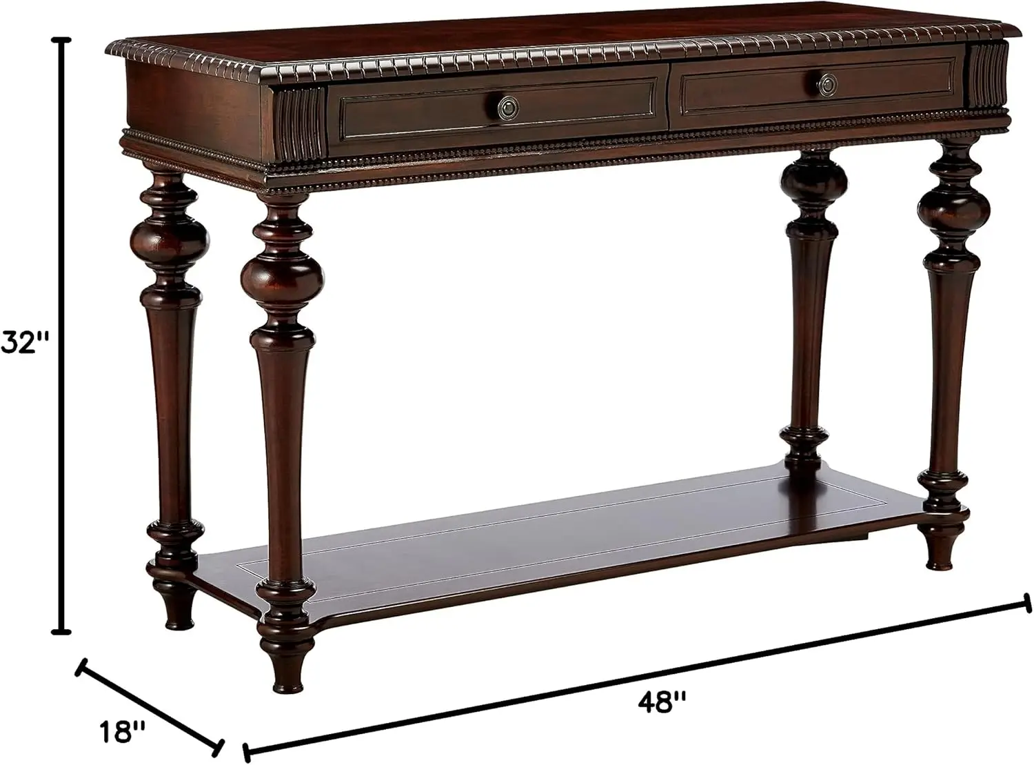 Furniture Mountain Manor Sofa Table, 48