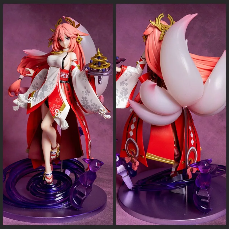 

Dee Manshe Genshin Impact GK Temple Eight Gods Fox True Meaning Great Witch Handmade Animation Peripheral Model