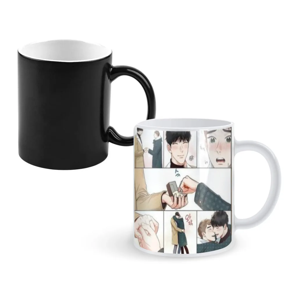 

Anime B-BJ A-alexes Coffee Mugs And Mug Creative Color Change Tea Cup Ceramic Milk Cups Novelty Interesting Gifts