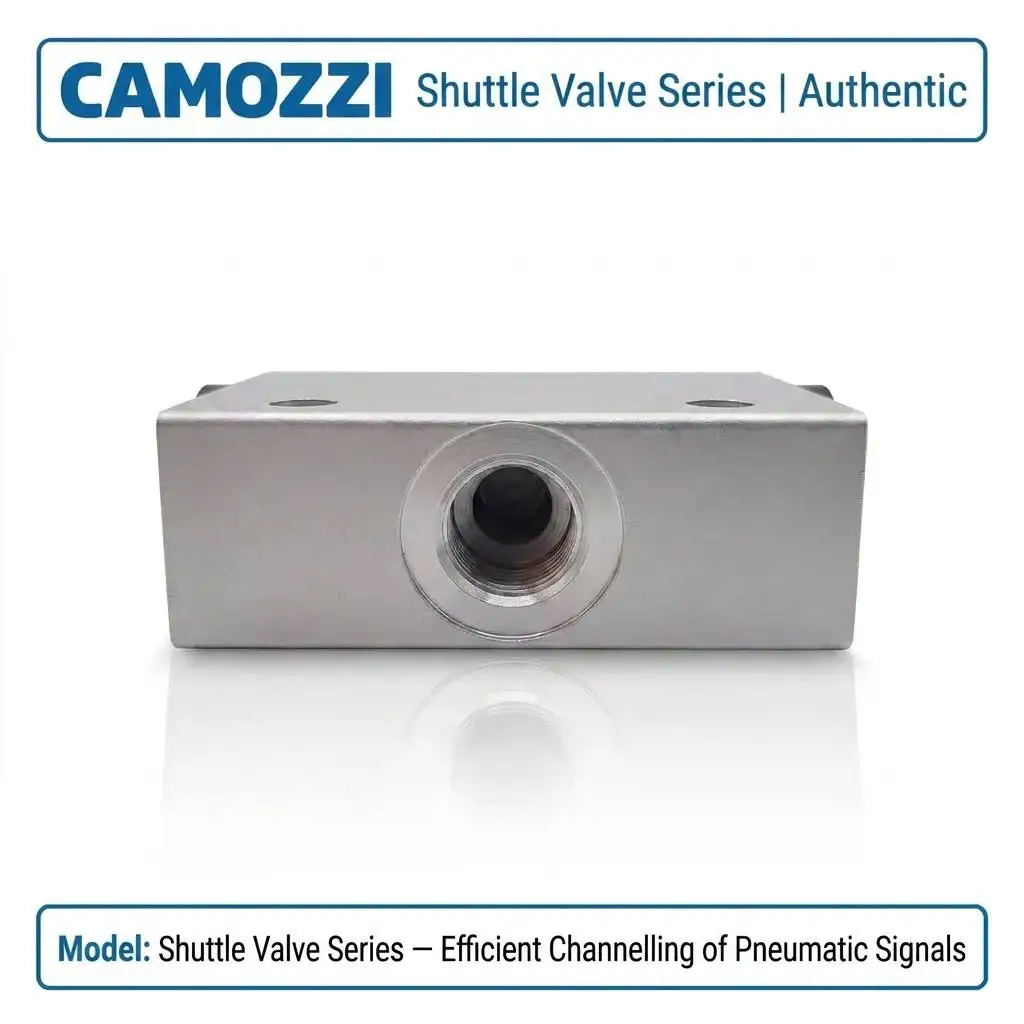 Original New Camozzi SCS-668-06 Shuttle Valve G1/8 Pneumatic Circuit Selector OR Logic Valve Italian Quality SCS-668-06