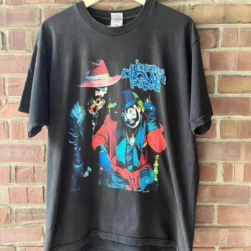 قميص Icp Big Money Hustlas بأكمام قميص أسود اللون Kv29658 #1