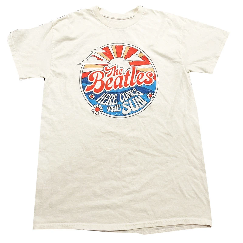 Pop The Beatles - Vintage Rock American Retro Oversized Printed T-Shirt
