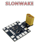 30*30mm Power Hub PDB XT60 Power Distribution Board with BEC 5V/12V for FPV Drone Quadcopter QAV210 3-4S LiPo Battery Compatible