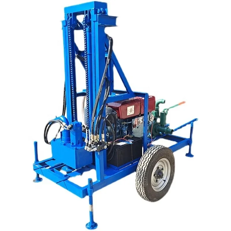 High-Quality Portable Mini Water Well Drilling Rig for Precise Drilling Operations Up To 200m Affordable