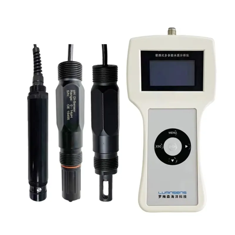 Ocean Fish Pond Ph Temperature Oxygen Salinity Ec Sensor Rs 485 4 in 1 Water Monitoring Sensor