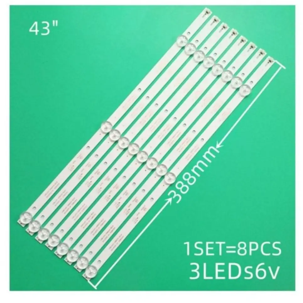 

LED panel for 43PFS4012, 43PFT4002, 43DL4012N, L43E6800, 43HFF5952, 43L1600C, 43BDL4012N, K430WDC1, 4708-K43WDC-A1113N11, A3113N