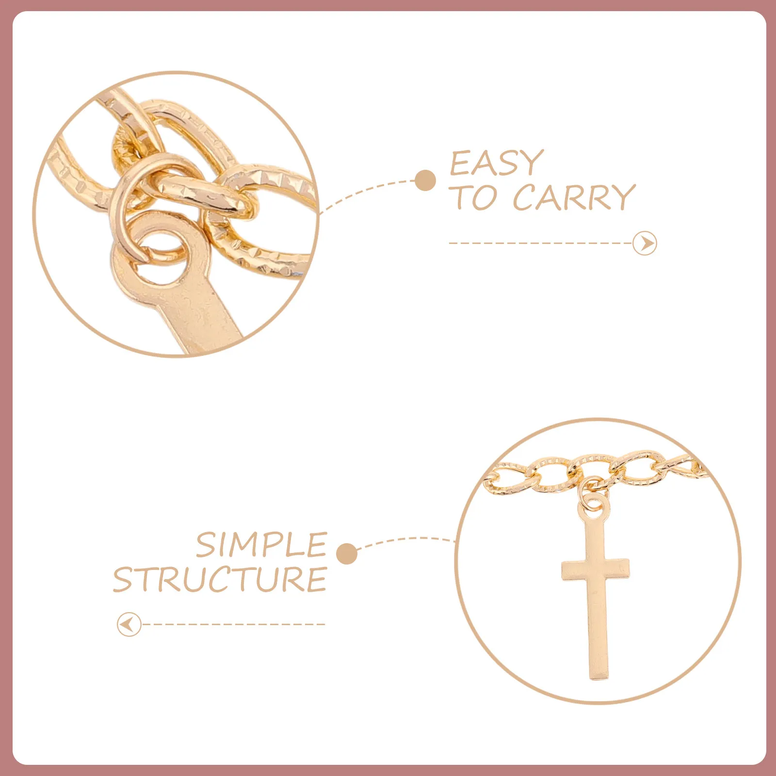 1Pair Sports Shoe Chains Double Open Rings Short Chain for DIY Clothing Bags Accessories Sneaker Jewelry Charm Punk Pants Chain view 3