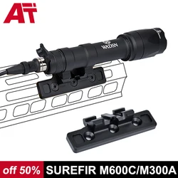 WADSN-linterna Tactica m-lok Keymod, M600C, M300A, montaje Offset, arma de caza, luz de explorador, M600, M300, accesorios Airsoft