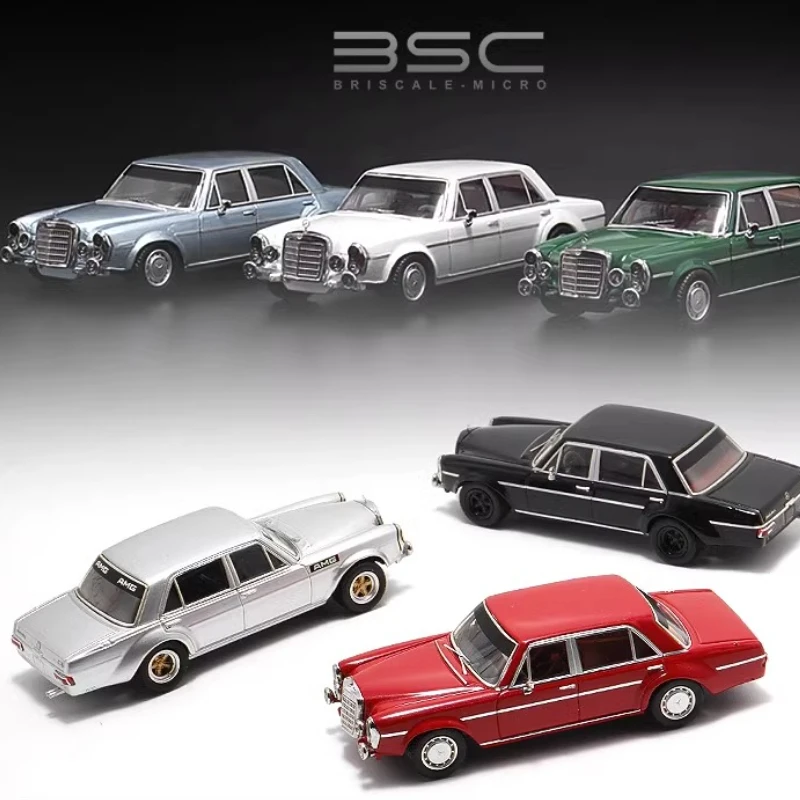 

BSC 1:64 Mercedes-Benz 300SEL W109 AMG 4th Generation S-Class Alloy Classic Car Model