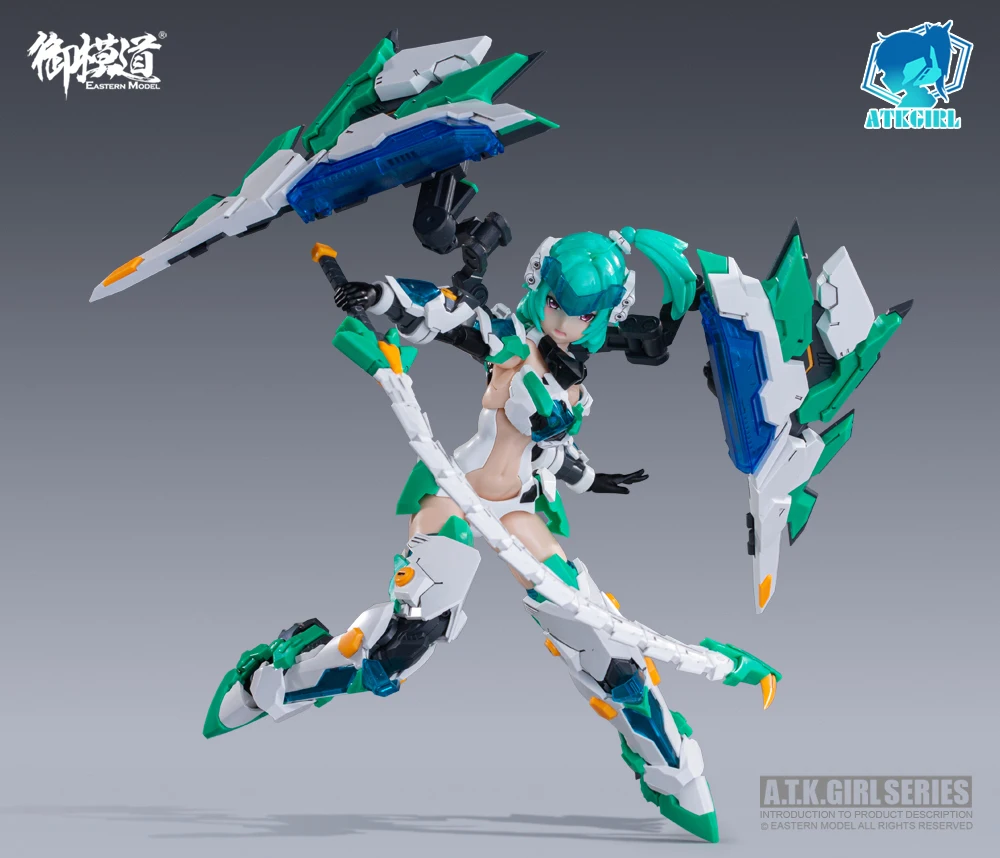 

【In Stock】Eastern Model E-Model ATK A.T.K. Girl 1/12 Xuan Wu Black Tortoise Plastic Model Kit Robot Toy Anime Figure EM2020002