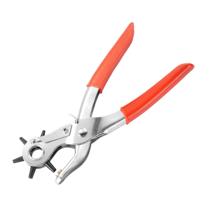 652F Multifunctional Strap Punching Pliers Leather Punching Tool Punching Tool Pliers Useful Round Machines Household Tool