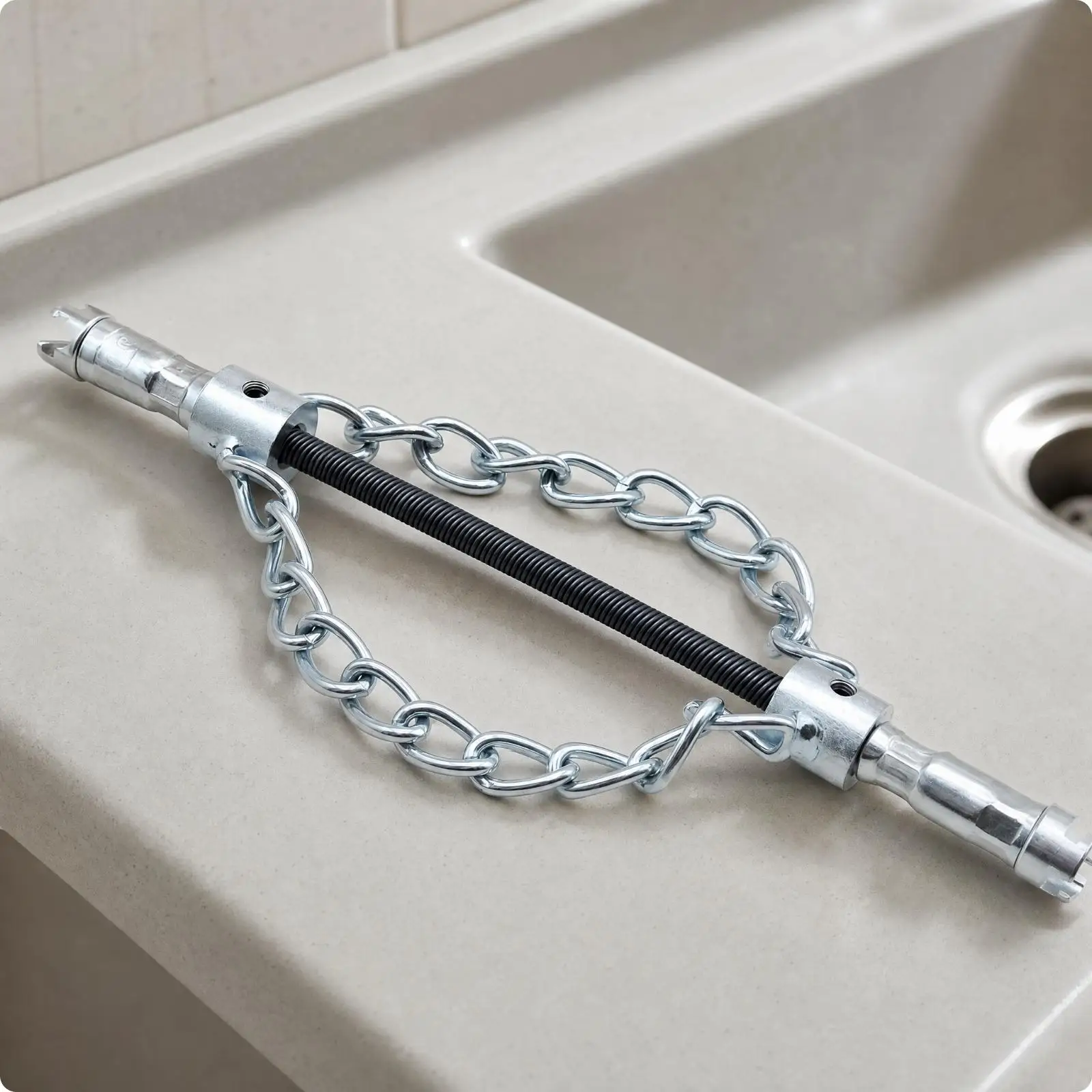 Aluminum Alloy Electric Drain Cleaner Hand Tool for Toilet Sink Pipe Unclogging Adjustable Plumber Snake Auger Kit