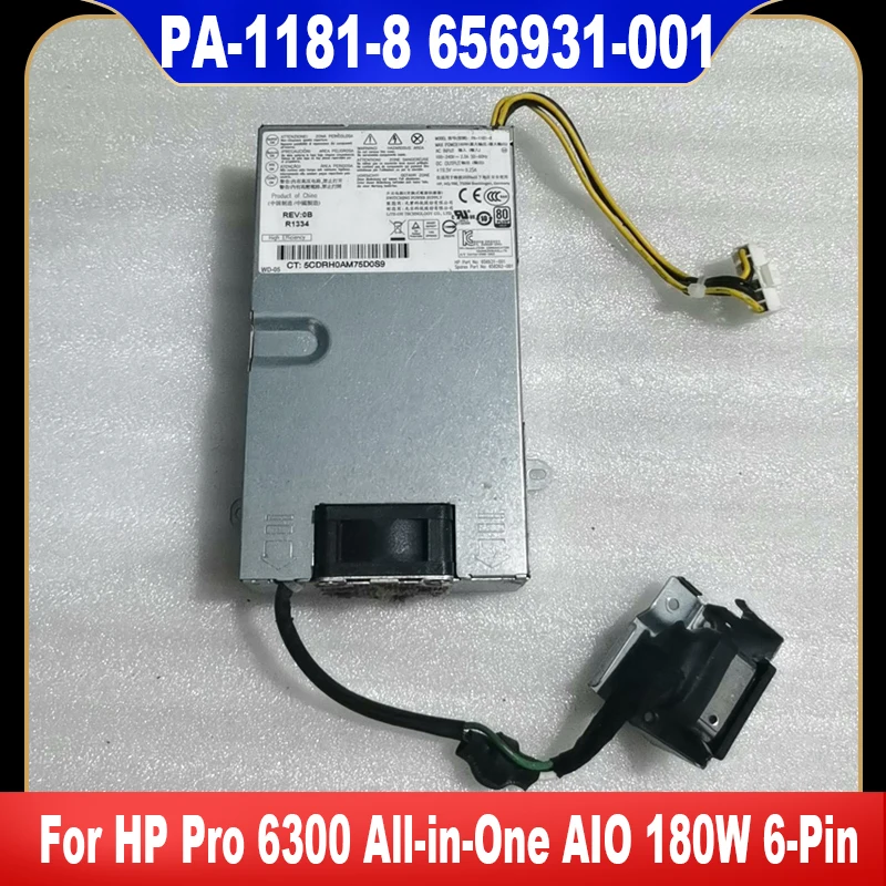 Новинка для HP PA-1181-8 656931-001 658262-001 Pro 6300 Универсальный 6-контактный блок питания AIO 180 Вт высокого качества