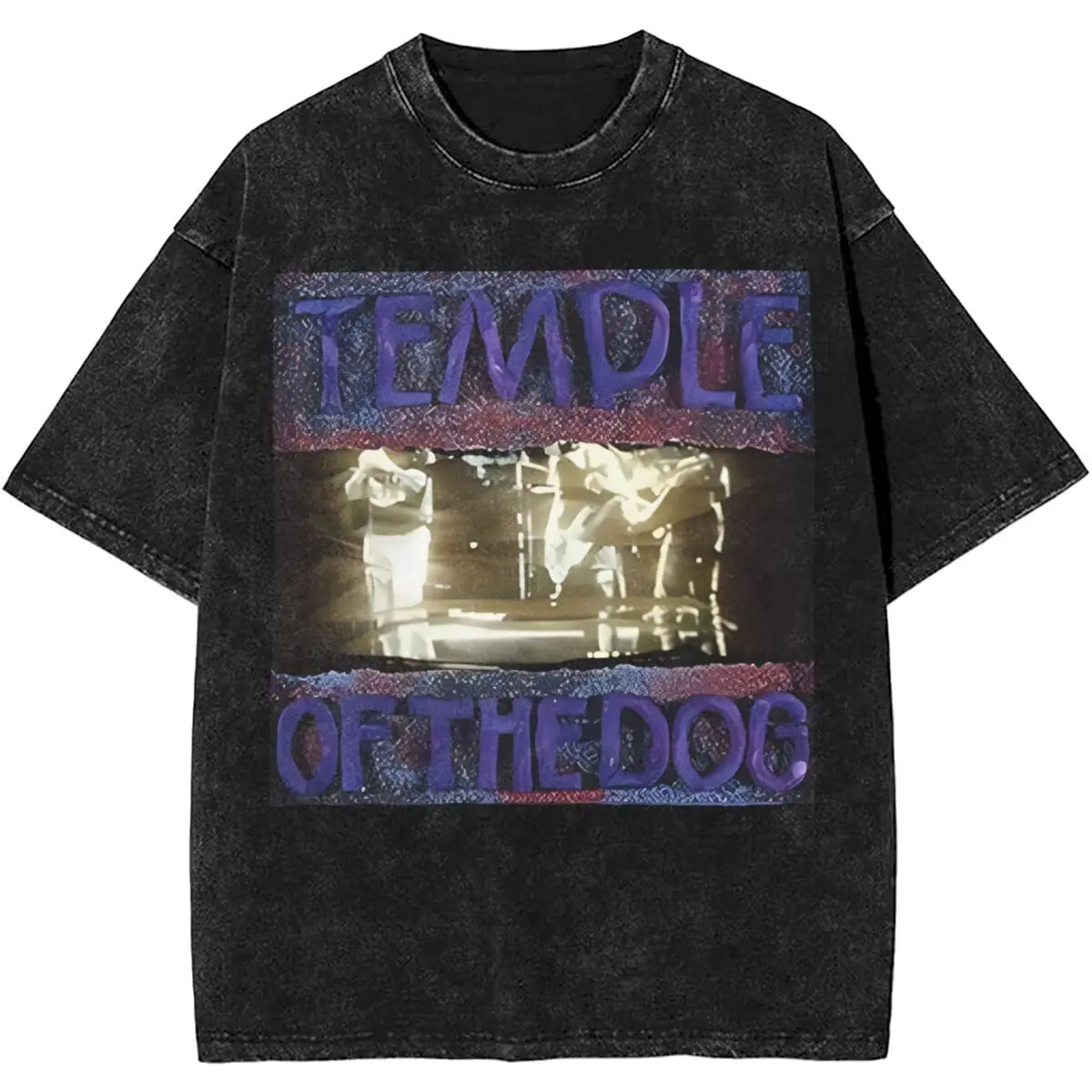 TEMPLE OF THE DOG Rock Band Apparel Washed T Shirts for Men Women Streetwear Hip Hop T-Shirt Summer Tee Shirt Cotton