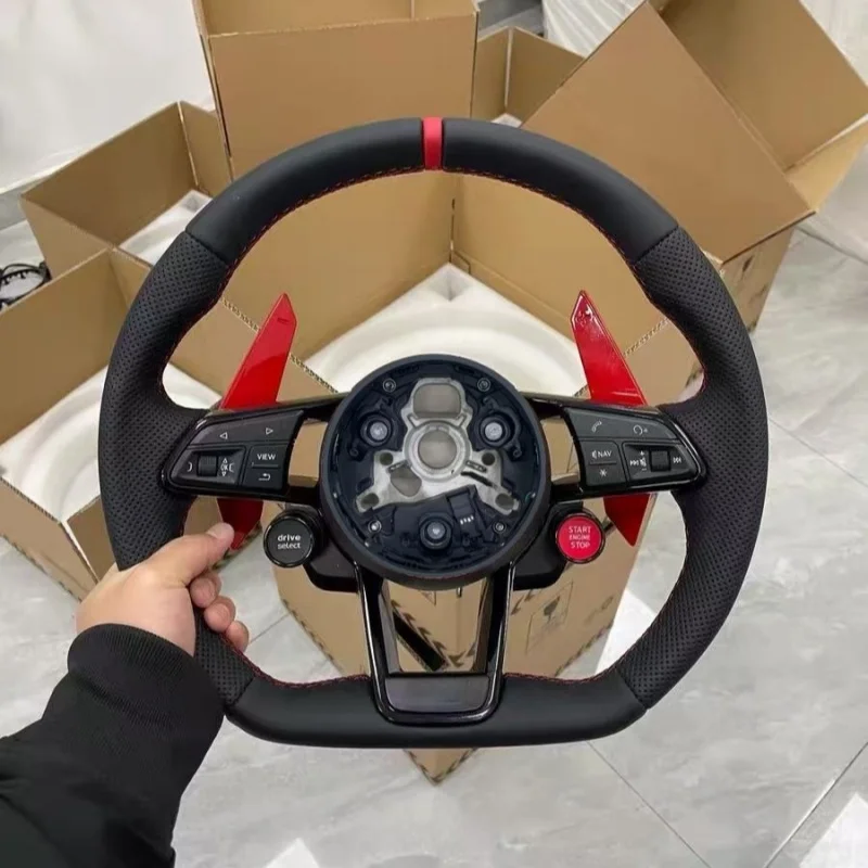 

Customized With Start and Stop Buttons for Audi Steering Wheel B9 A3 A4 A5 S4 RS5 S3 S4 S5 A6 A7 A8 Q5 Q7 TT R8 S6 RS6 RS7