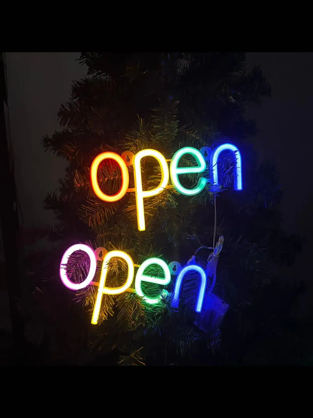 ديكور ضوء النيون LED بأحرف إبداعية، إضاءة ليلية، مناسبة لحفلات العطلات، عيد الحب، اقتراح رومانسي، ديكور غرفة النوم، مصدر طاقة مزدوج USB أو البطارية (غير متضمن)