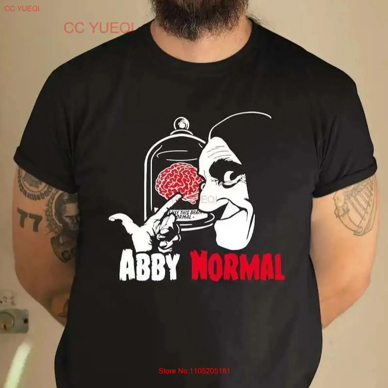 Abby Normal camiseta Igor joven Frankenstein vintage lavado versátil homme elegante suave ropa de diseñador ropa de calle estirada