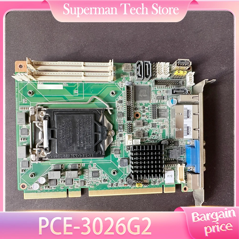 For Advantech PCE-3026 Rev:A1 Semi-long Industrial Control Motherboard PCE-3026G2