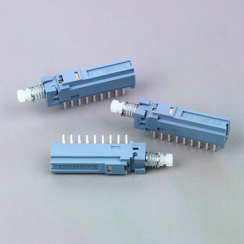 1/3Pcs MPNS6A MPN-S6-A Self-locking 6-knife 18-pin Keyboard Switch 6-way Power Switch With Lock