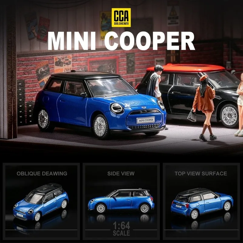 CCA 1/64 BMW Mini Cooper S Diecast Car Model Alloy Simulation Collection Toy Gift For Boys#peetyeee
