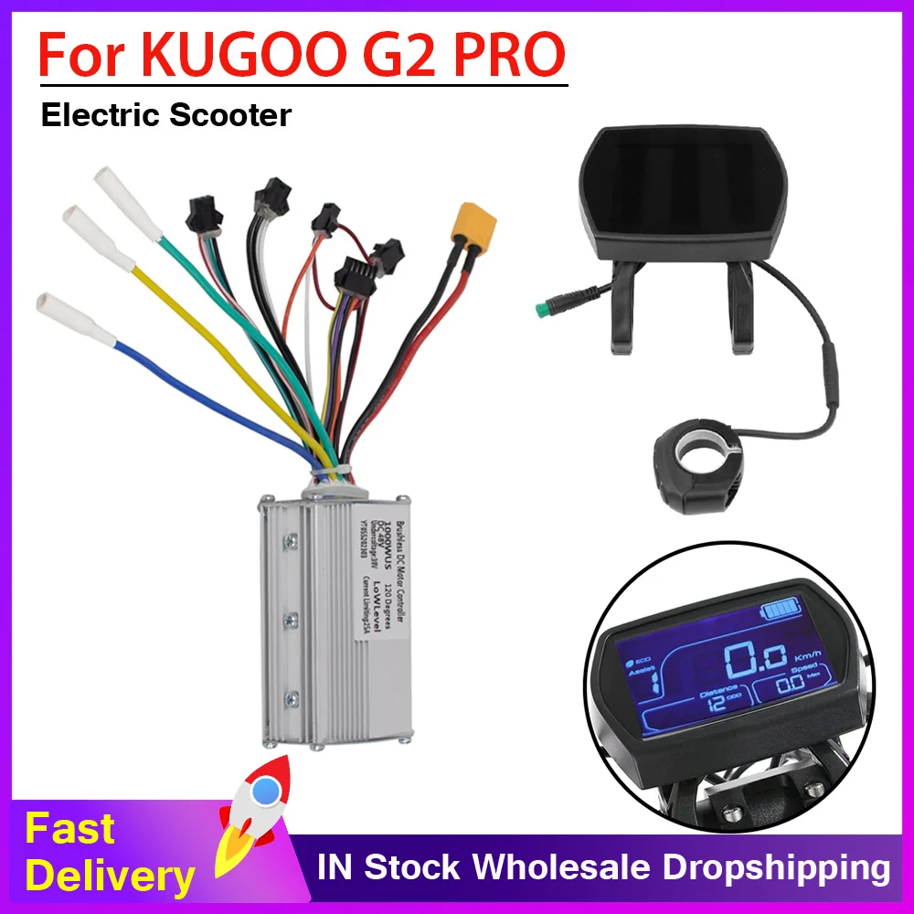 

1000W 48V Brushless DC Motor Controller For KUGOO G2 Pro Electric Scooter Controller With LCD Display Digital Meter Accessories