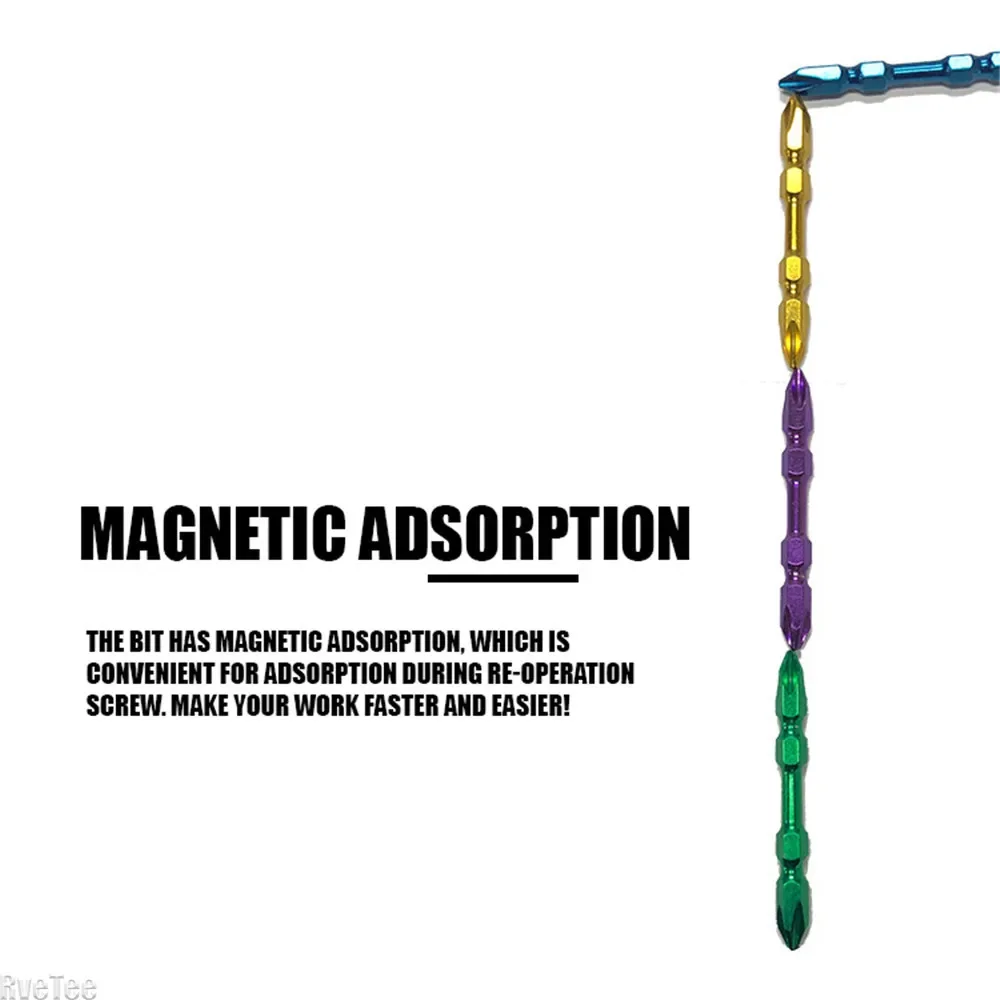 10PCS Alloy Steel Screwdriver Head Tool Bits for Strong Magnet Precision Multifunctional Professional Work Tools Screwdriver