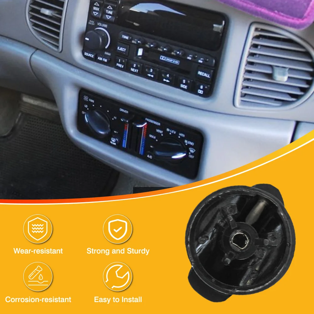 Perilla de control del calentador HVAC para Buick Century 6 Cyl 3.1L CUSTOM, CUSTOM 4 puertas, GS, LIMITED, LS 2000-2005 Perilla de control de velocidad del ventilador