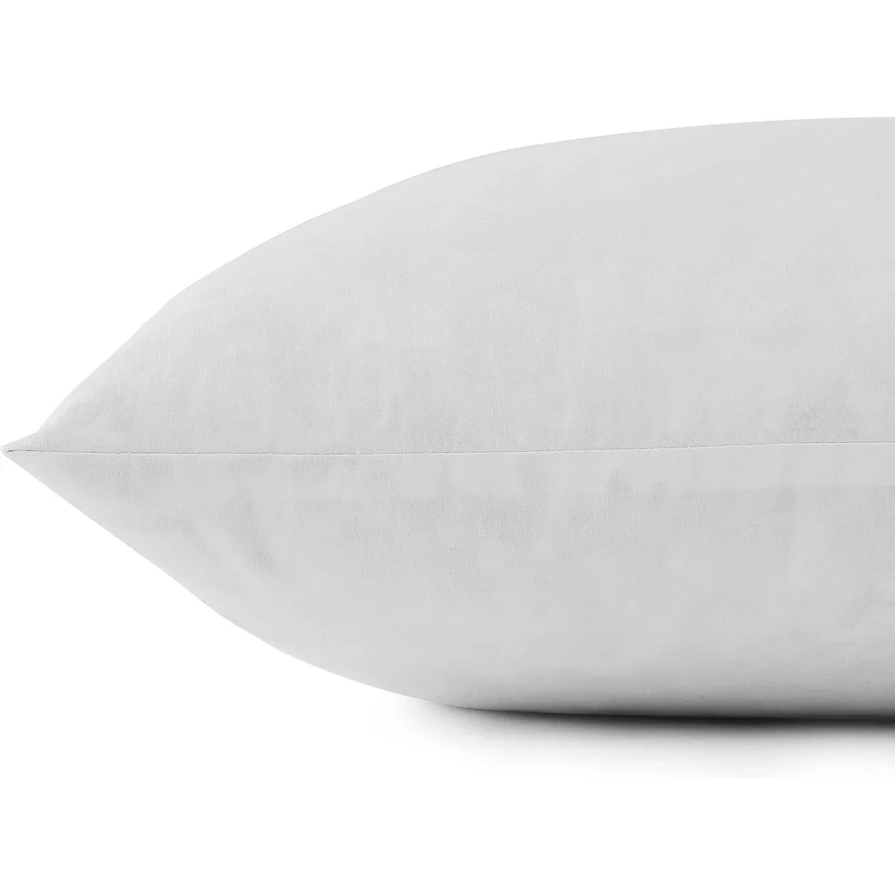 حشوات وسادة فاخرة مقاس 22 × 22 بوصة مع غطاء مزدوج الطبقات مقاوم للأسفل وغطاء فائق النعومة #6