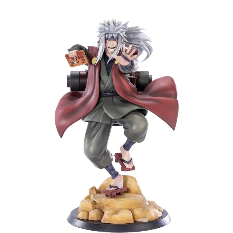 Figura de Naruto Shippuden Jiraiya MegaHouse GK Anime japonés figura de acción de PVC juguete Jiraiya juego estatua colección modelo muñeca