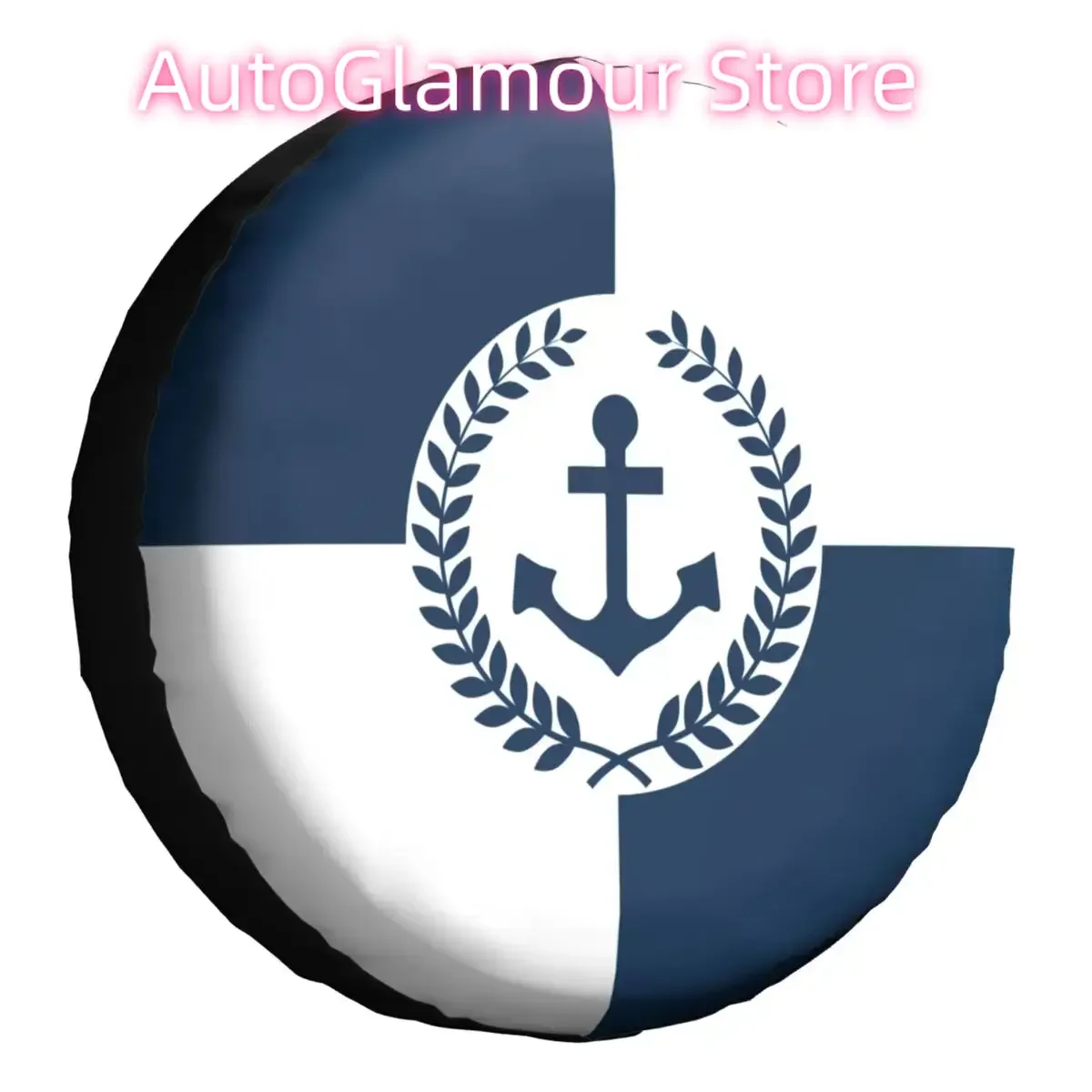 

Пользовательские морские якоря, чехол для запасного колеса для Mitsubishi Pajero, клетчатые защитные колеса автомобиля, 14 дюймов, 15 дюймов, 16 дюймов, 17 дюймов