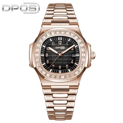 DPOS Men's quartz watches waterproof wrist  high-end luxury alloy  auto movement free shipping shipp  Men gift watches