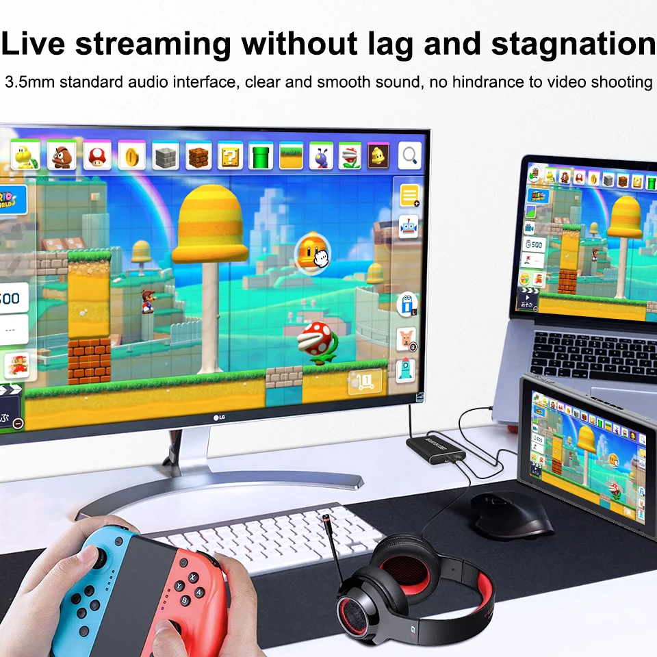 4K USB 3.0 video capture card HDMI compatible 1080P 60fps HD video collector for capture game card PC live