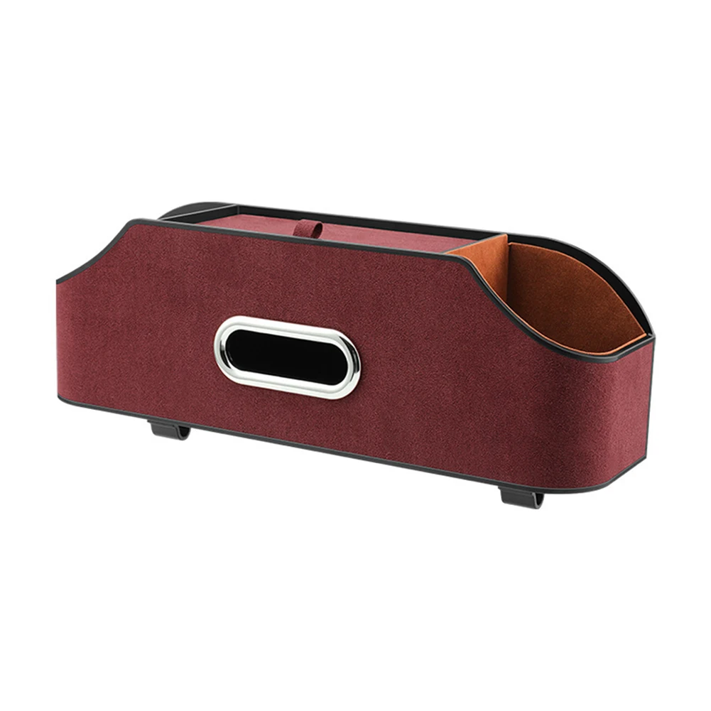 Car Seats Back Leather Tissue Storage Bag High Quality Hanging Organising Bag Car Auto Supplies