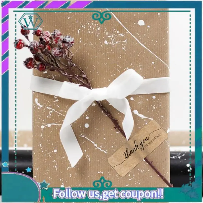 1440Pcs Thank You Stickers Set Kit Thank You Stickers Label Roll Thank You Kit For Envelope Retail Store 75X25mm