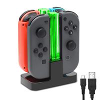 DOBE Charging Dock Compatible with Switch for Joy Con & OLED Model Controller with Lamppost LED Indication