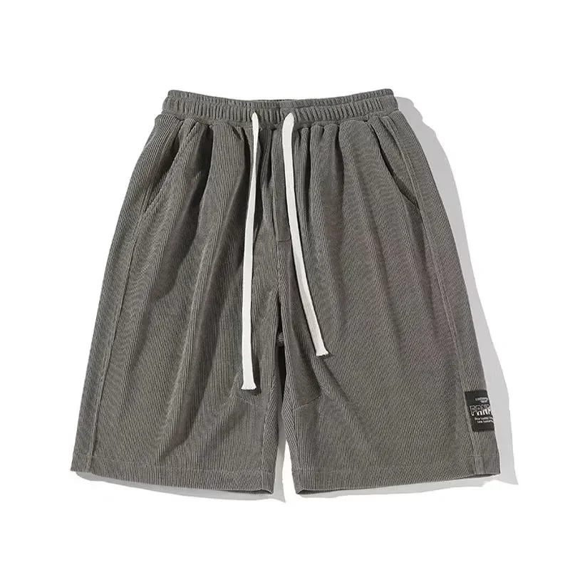 Short à Jambes Larges pour Homme, Streetwear, Gym, Plage, Baggy, Short de Survêtement, Mode Coréenne, Lettres Appliquées, Y2K, Bermuda, Objectifs, Été