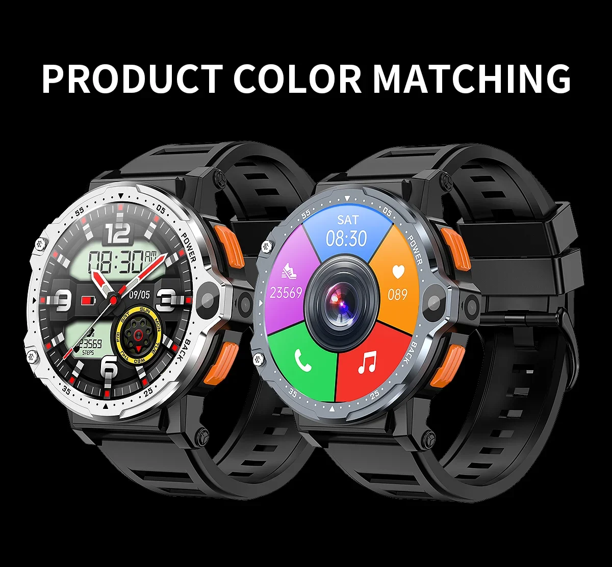 2023 New 4G smart watch PG999 real camera WiFi GPS inserted SIM card 4G network 4+64GB Android System watch